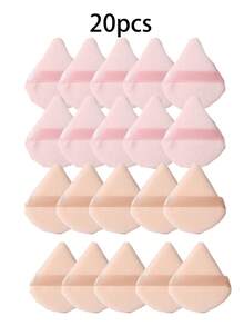 10 pièces/3 pièces/1 pièce Éponge de maquillage triangulaire, houppette, éponge de fond de teint plate, tampon de doigt, maquillage, pas cher, décoration de chambre, coiffeuse, voyage, chambre à coucher, accessoires de maquillage, houppette, mélangeur de maquillage, houppette, éponge de maquillage, pas cher, articles de remplissage de bas de Noël, maquillage, outils de maquillage, articles bon marché, cadeaux, cadeaux pour femmes, cadeaux de Noël, cadeaux, voyage, articles bon marché, articles de voyage essentiels - Multicolore - Voir 20