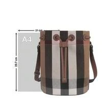 Tas Selempang Wanita Burberry Vintage Check 80840451 - Cokelat krem 80840451 - View 7