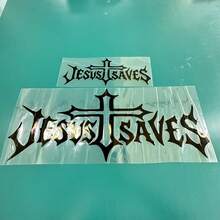 1pc Car Sticker. Sticker, Save Style, Car Decal, 4 Colors Available, 2 Sizes, Body Decoration Decal, High-Stretch Vinyl, Waterproof - Laser - View 3