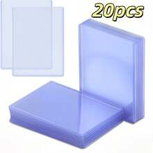 3/5/10/20/25/30/50/100Count 35Pt Topload Holders For Cards,Baseball Card Protectors, Made Of Hard Plastic,7.6x10.2cm Rigid Plastic Card Sleeves, Baseball Card Protectors Made Of Hard Plastic, Suitable For Baseball Cards, Game Cards, Trading Cards - Multicolor - View 9