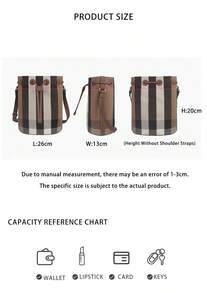 Tas Selempang Wanita Burberry Vintage Check 80840451 - Cokelat krem 80840451 - View 10