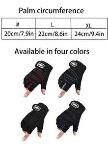 Durable Unisex Fitness Gloves Cool Outdoor Sports Half Finger Gloves For Men And Women Gym Rats Pro Sport Fingerless Gloves To Pull Up Weightlifting Bodybuilding Sports Workout Cycling Workout Gym Essential Accessory Exercise Guantes Para Gym - Multicolor - View 10