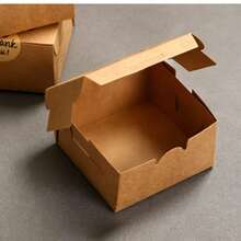 15/30PCS Holiday Gift Packaging Boxes, Simple Paper Boxes With Transparent Window, Suitable For Christmas, Halloween Themed Gifts And Various Festive Occasion Souvenirs, Easy To Assemble Gift Outer Packaging Boxes - View 5