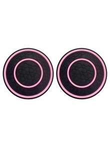 Anti-Slip Silicone Honeycomb Pattern Car Cup Holder Mat (1/2pcs) - Heat Resistant Universal Car Cup Holder, Dust-Proof Easy To Clean, Suitable For Most Car Models, Fashionable Modern Car Interior Accessory, Travel Essential, Enhance Car Storage And Decoration Effect - Coaster - View 12