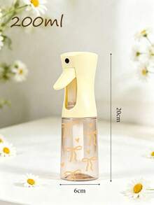 Schleifenmuster Gelb & Rosa PET Nachfüllbare Reise-Sprühflasche, Professionelle Hochdruck-Zerstäuber-Sprühflasche, 200ml/10ml Hochdruck-Kontinuierlicher Automatischer Airless-Feinsprüh-Zerstäuber, Haarstyling-Werkzeug, Haarpflegeprodukte & Zubehör, Reise-Essential - Verschiedenfarbig - Übersicht 12