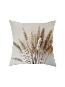 1/2/4pcs Beige Woven Pattern Decorative Pillow Covers | Lightweight Bohemian Minimalist Design With Zipper Closure, Soft Neutral Floral Pattern, Suitable For Living Room, Bedroom And Sofa - Modern Country Style Decor, No Filling Included, Easy To Maintain - Multicolor - View 15