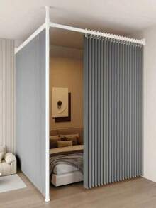 Foldable Partition Curtains And Shower Curtains, Easy To Install, With A Bohemian Style, No Need For Rods, Fashionable Light-Blocking Curtains, Space-Saving Home And Commercial Partitions, Vivid Artistic Design, Washable Polyester Fabric - 240 Partition Curtain - View 9