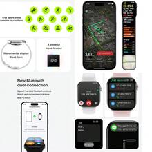 PANDA W10 Couple Smart Wearable Watch, IP68 Waterproof, Bluetooth Call Function, Sports Tracking, AI Customized Watch Face, Sleep Monitoring, Supports Bluetooth 5.1 And Bluetooth 3.0, Built-In 380mAh Battery, Suitable For Daily/Sports/Commute - Pink - View 4