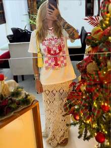 Women T-Shirts - White (shrimp) - View 2