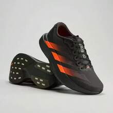 Adidas New Men's Adizero Cushioned Racing Casual Sports Running Shoes - Black/Orange - View 10