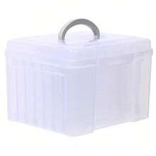 Greeting Card Organiser Storage Box – With 6 Removable Dividers, Holds Birthday & Christmas Cards - 1PC - View 6