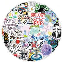 50pcs Science Equipment Test Tube Cell Microbe Cartoon Creative Niche Decorative Mirror Pegboard Stickers - Science-1966 - View 5