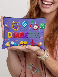 Borsa per la conservazione dei medicinali con motivi di medicinali, leggera, portatile, multifunzionale, regalo per amici, famiglie, professionisti sanitari. - Multicolore - Visualizzare 9