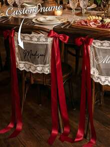 Customized Wedding Handkerchiefs, A Perfect Gift For The Bride On Her Wedding Day To Wipe Away Tears Of Joy.Hen Parties And Graduation Gifts. - Multicolor - View 4