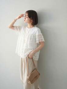 Women Tops - White - View 1