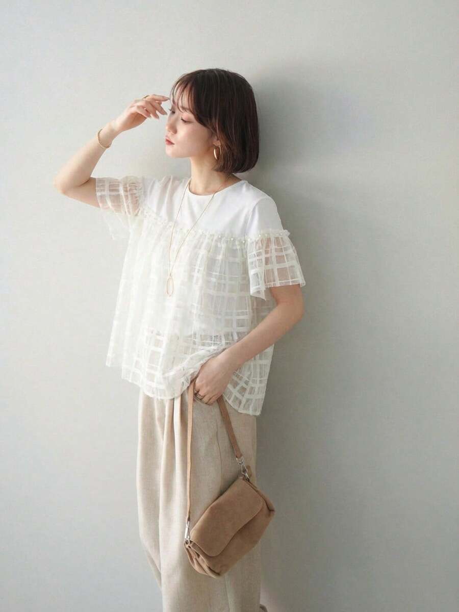 Women Tops - White - View 1