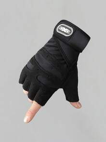 Durable Unisex Fitness Gloves Cool Outdoor Sports Half Finger Gloves For Men And Women Gym Rats Pro Sport Fingerless Gloves To Pull Up Weightlifting Bodybuilding Sports Workout Cycling Workout Gym Essential Accessory Exercise Guantes Para Gym - Multicolor - View 2