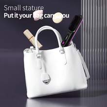 Hailicare 2000mAh USB充电式无线直发梳，防烫设计，便携式旅行直发梳，带LED显示屏，3档温度设置，快速加热迷你电动美发梳（女士适用） - 黑色 - 查看 12