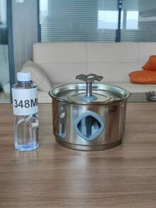 2.8L Pet Water Fountain, Cat Water Dispenser, Automatic Filter Impurities, With LED Blue Light, Super Quiet Water Pump, USB Powered (Adapter Not Included), Easy Installation, Motion Sensor Available For Purchase - 2.8L - View 10
