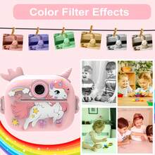 Kids Instant Camera Toy With Dual 1080P HD Cameras, 1200mAh Battery, 2 Printing Modes And 3 Printing Density Levels, Perfect Gift For Children, Suitable For Christmas And New Year - Multicolor - View 9