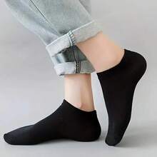 20/30 Pairs Unisex Boat Socks, Solid Color, Odor-Resistant, Summer Short Socks, Casual Low-Cut Socks, Gift Socks, Autumn/Winter/Spring/Summer Styles (/10/6/5 Pairs) - Multicolor - View 6