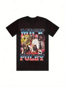 Men Sports Tees & Tanks - Black - View 1
