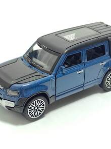 Alloy Car Model Simulation Glide Metal Small Sports Car Inertia Off-Road Racing Car Model Boys Pocket Ornament Small Car - Blue - View 6