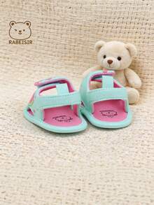 RABEISIR Sandalias para caminar de bebé, zapatos con diseño de pez y sandía de fondo suave, transpirables y antideslizantes, adecuados para uso diario y vacaciones, primavera y verano - Azul Cadete - Ver 8