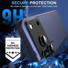 CASECOPS 黑色手機鏡頭螢幕保護貼，高清品質，防摔防刮，兼容 17 Pro Max/17 Pro。防指紋、防摔、防刮，9D 硬度防碎鋼化玻璃膜，超快安裝，防塵設計，鋼化玻璃螢幕保護貼，附安裝工具組，防刮、無氣泡、無灰塵、全覆蓋、無氣泡、易於安裝，兼容手機殼。 - Black 1pc - 查看 4