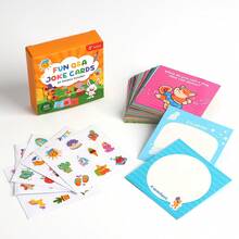 60PCS Lunchbox Sticky Note Joke Cards, Q&A Lunchbox Cards, Double-Sided Card,Lunchbox Double-Sided Inspirational Card Sticky Notes, Party Mini Sticky Note Postcards - Multicolor - View 9