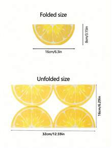 20pcs Lemon Pattern Paper Napkins, Suitable For Summer Tropical Party, Lemon Print Decorative Napkins, Applicable For Baby Shower, Lemon Theme Baby Party Decoration Tableware, Party Table Supplies, Baby Party Supplies, Lemon Theme Party Decoration - Multicolor - View 7