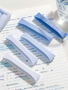 5pcs Gradient Pen-Style Correction Tape, High Aesthetic Smooth Tape, Compact & Portable, Fits Most Pens, Great For Homework, Note Taking And Daily Study Error Fixing, Back To School - Multi Colors - View 2