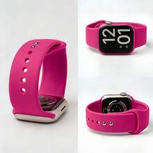 Soft Silicone Sport Band For Apple Watch 38mm-49mm, Replacement Strap Compatible With IWatch Series 1-11/Ultra/SE, Breathable Wristband For Women Men - 44mm/45mm/46mm/49mm/42mm(Series 3 2 1) - View 9