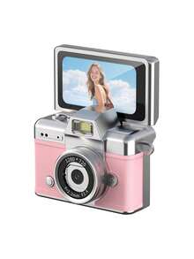 Palm-Sized Mini Camera With 180° Flip Screen And Beauty Filters-Perfect For Capturing Campus And Outdoor Moments; Doubles As A Portable Hanging Accessory - 查看 14