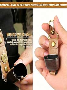 2pcs/Set Peluit Lonceng Beruang Keras, Lonceng Beruang Senyap Magnetik, Peluit Darurat untuk Mendaki, Berkemah, Memancing, Berperahu, dan Mendaki Gunung - MultiWarna - View 6