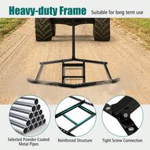 [Local Shipping] 66" Wide Driveway Drag Tow Behind Landscape Leveling Rake With Reinforced Bars-Black-XY825549 - FXC5IQBJEKTLA0 - View 1