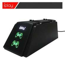 iplay PlayStation 4/Slim/Pro 無線控制器雙充充電座,雙控制器同步充電,紅/綠狀態指示燈,過充保護,桌面控制器充電與收納架 - 查看 7