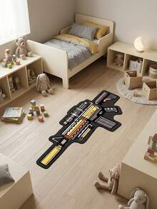1 buah Karpet Dekoratif Berbentuk Senapan M4A1 Kuning Gaya INS Kartun Kreatif Modern, Cocok untuk Kamar Mandi, Dapur, Pintu Masuk, Lorong, Samping Tempat Tidur, Ruang Tamu, Kamar Tidur, Dapat Dicuci dengan Mesin Sepanjang Musim, Alas Lantai Lembut, Dekorasi Rumah - MultiWarna - View 6