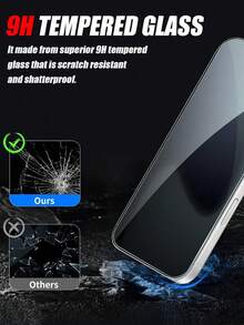 4pcs, Compatible With IPhone 17 Pro Max [6.9 Inch], Dustproof And Anti-Dust, Phone Screen Protector, High Transparency And Clarity, Business Style, Tempered Glass Film, Phone Film, Indoor And Outdoor Use, Holiday Gift, Phone Sticker, Compatible With IPhone 17 Pro Max Protective Case - Clear - View 8