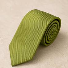 Men's Formal Ties, Versatile For Suits, Suitable For Weddings, Banquets, And Job Interviews. - 青檸色 - 查看 3