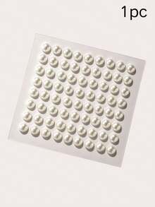 1片 3D蝴蝶＋平面水鑽臉部貼紙，適用於頭髮、臉部裝飾、亮片淚滴石、文具、手機殼及其他裝飾 - 彩色 - 查看 7