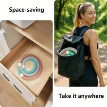 1PC Foldable Fitness , Spring Design Without Waist Injury, Suitable For Adults, Suitable For Home And Travel - Multicolor - View 5