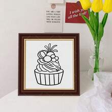 Weet Delicious Desserts Coloring Book For Adults & Kids, Bold & Easy, Cute Cake And Pastry Designs To Help You Relax, Includes Sweet Treats And Kawaii Food Art (Large Print Pages), Great Gift For Food Lovers, Calming Activity For All Ages - Sweet and Delicious - View 9