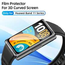 3片裝 3D曲面螢幕保護貼適用於 Band 11/11Pro，超高清全覆蓋保護膜，TPU材質（非玻璃），全螢幕覆蓋，靈敏觸控，高清晰透明，易於安裝 - 3pcs for HW Band 11 - 查看 3