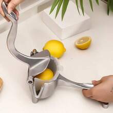 1pc Large Manual Juicer, Multi-Function Hand Press Fruit Juicer With Lemon Squeezer, Lemon Juicer, Efficient Juicing, Easy To Use, Lightweight, High-Quality Material, Juicer, Healthy Lifestyle, Lemon Juicer, Kitchen Appliance, Home Decor - Multicolor - View 1