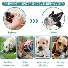 (1pc) Breathable Mesh Dog Muzzle For Long Snout Breeds, Adjustable Dog Mouth Cover, Anti-Bite Anti-Scavenge Anti-Bark Muzzle Allows Drinking & Panting For Labrador, Golden Retriever, Border Collie Medium Large Dogs - Grey - View 10