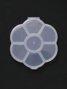 7/42-Grid Transparent Plastic Storage Box, 7/42-Grid Plastic Box Y2K Nail Art Rhinestone Storage Box/Container Tool, Suitable For Nail Art Glitter, Rhinestones, Earrings, Jewelry Beads And Small Accessories (Transparent) - Multicolor - View 9