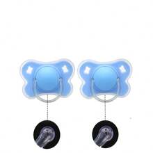 2pcs/Pack Butterfly-Shape Baby Pacifier Soother With Cover For Daily Use(Cherry Round Nipple) And Night Use(Thumb Nipple) - Multicolor - View 13