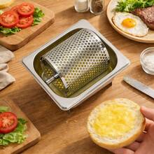 1 pieza Rodillo giratorio de acero inoxidable para untar mantequilla, rueda de mantequilla para pan, tostadas, sándwiches y pasteles, fácil de limpiar, utensilio de cocina para uso diario - Multicolor - Ver 8
