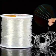 1pc Multi-Specification Transparent Elastic Beading String, Strong & Durable, Clear & Invisible, Smooth Threading, Not Easily Broken, Suitable For Pearl, Jade, Agate Bracelet & Necklace Making, Ample & Durable, Common DIY Jewelry Consumable - Multicolor - View 7